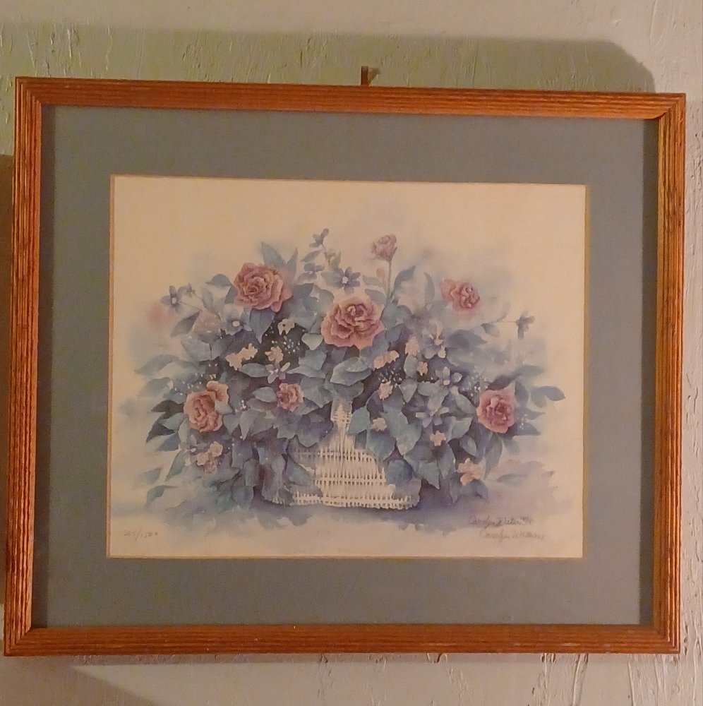 Carolyn Watson watercolor litho